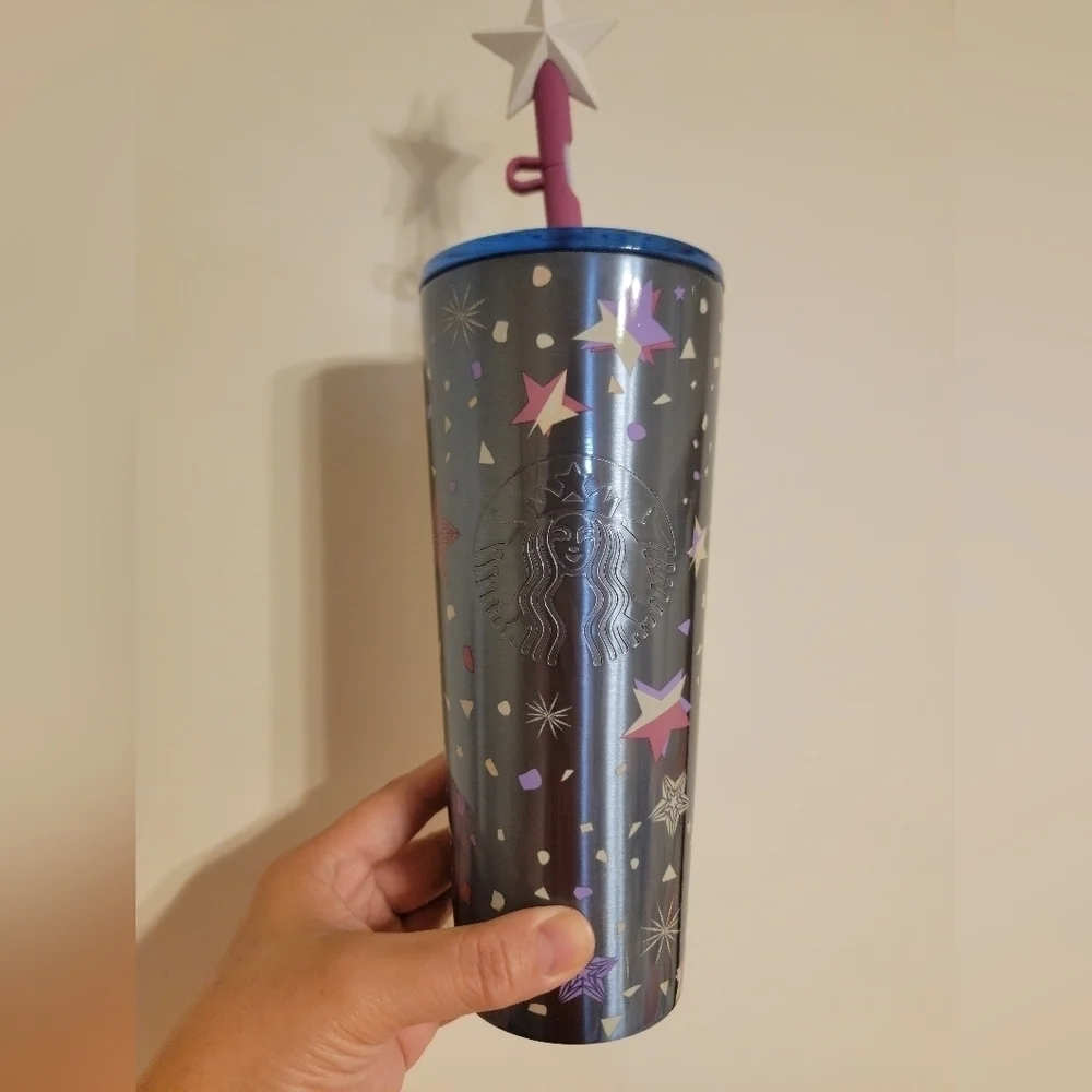 NWT 2023 Holiday Stars Stainless Steel Venti Tumbler Cup
